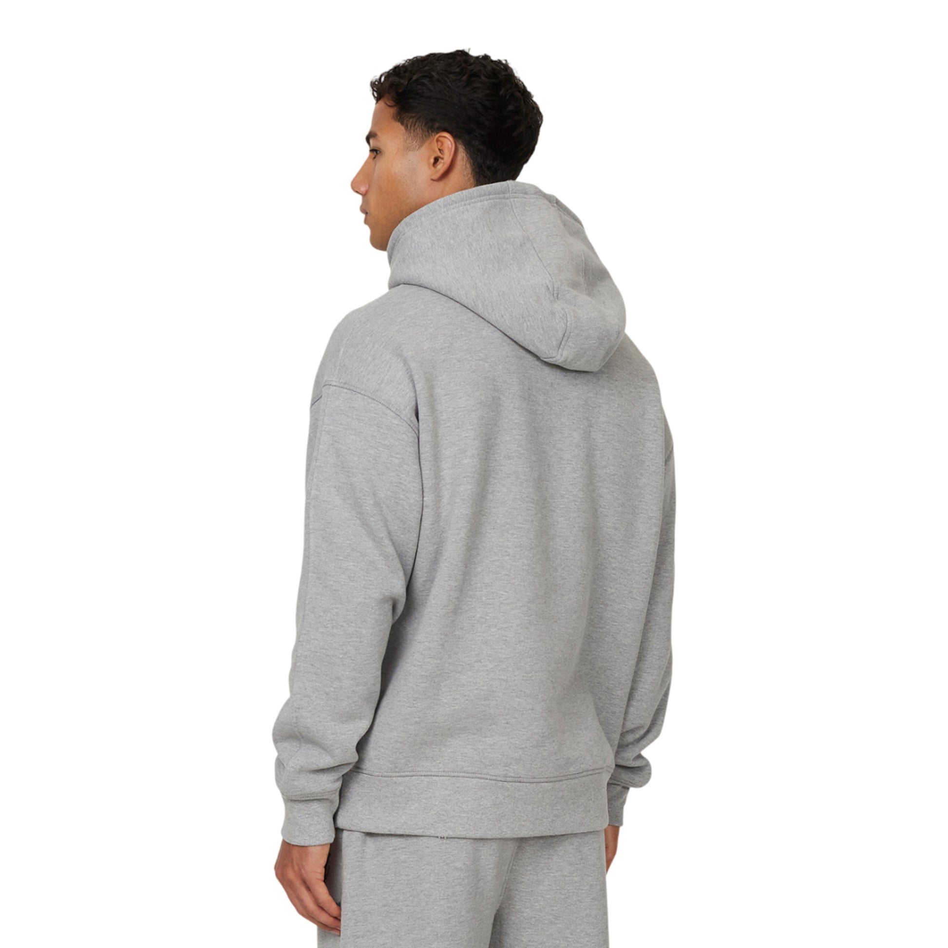 Grey - Back - Good For Nothing Mens Funky French Terry Pull Over Hoodie