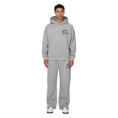 Grey - Lifestyle - Good For Nothing Mens Funky French Terry Pull Over Hoodie
