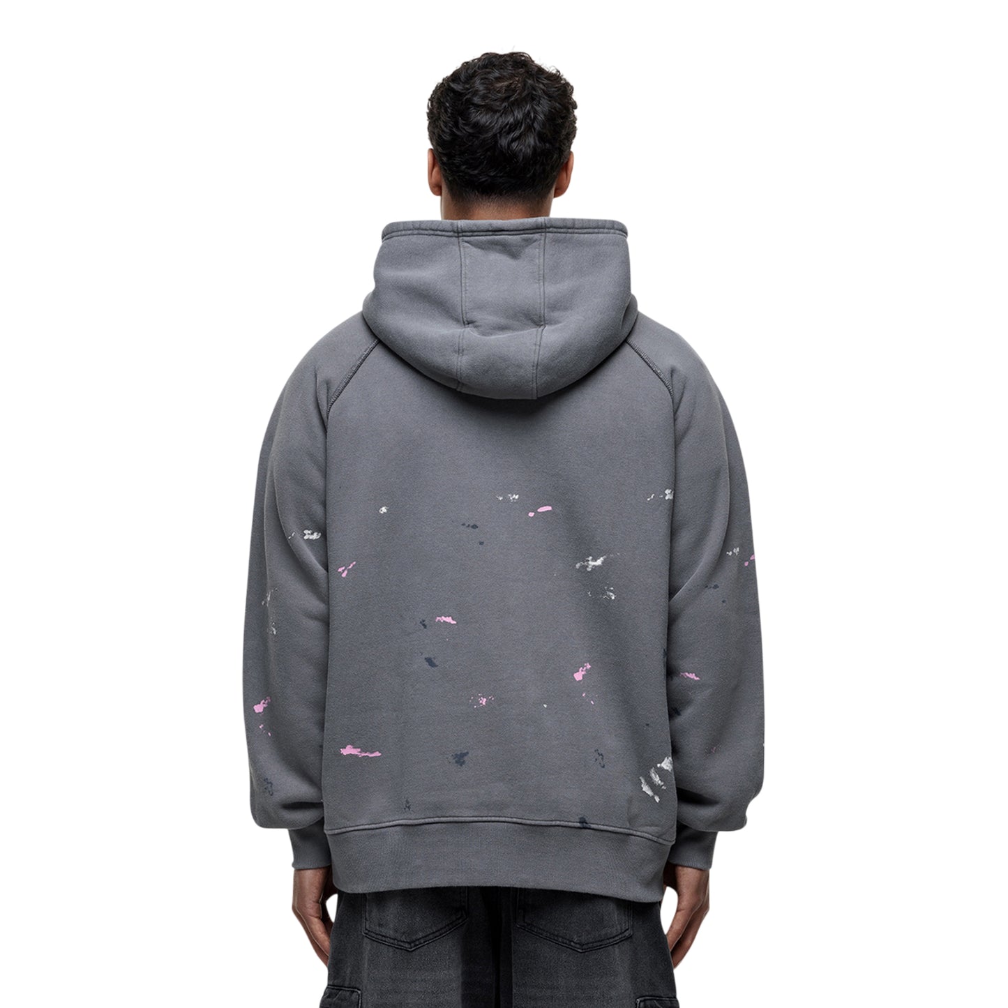 Grey - Back - Good For Nothing Mens Temperance Oversized Oversized Hoodie