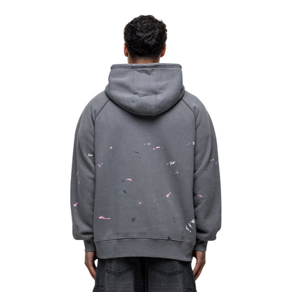 Grey - Back - Good For Nothing Mens Temperance Oversized Oversized Hoodie