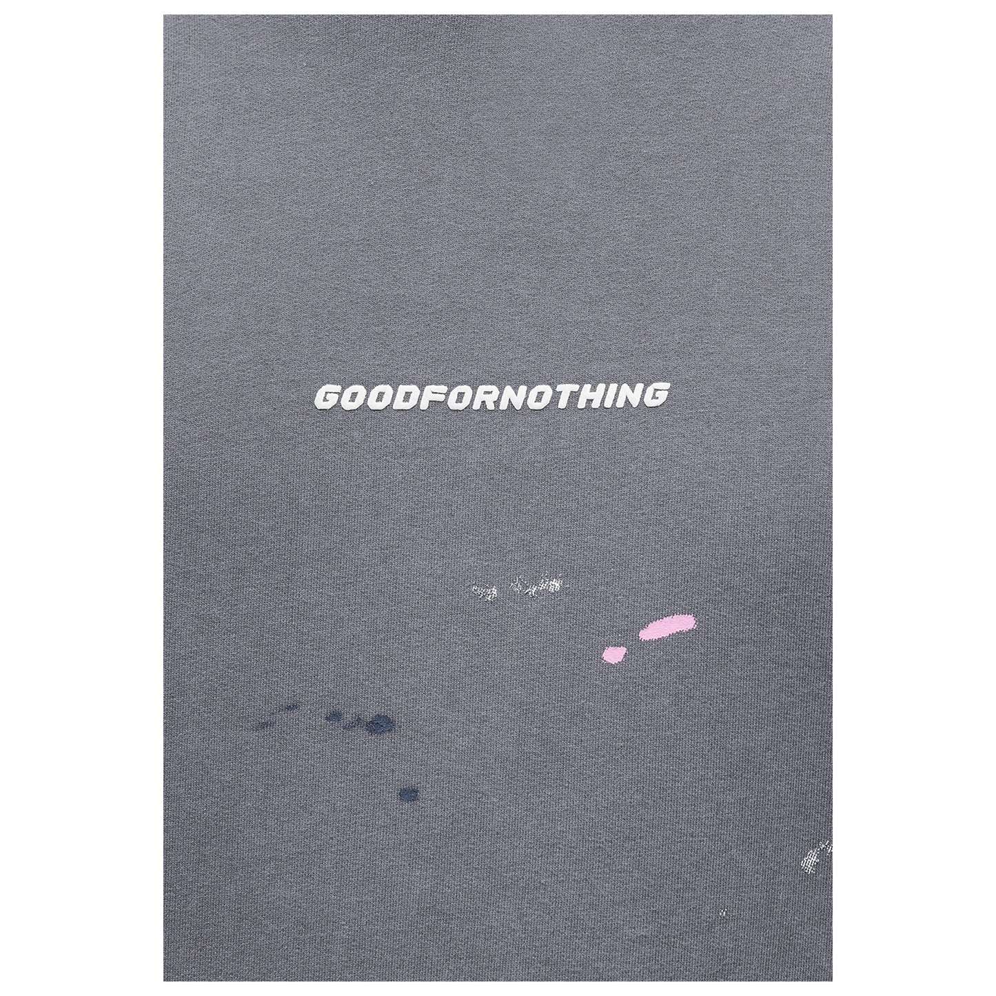 Grey - Side - Good For Nothing Mens Temperance Oversized Oversized Hoodie