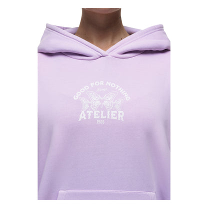 Lilac - Side - Good For Nothing Womens-Ladies BFCM Hoodie