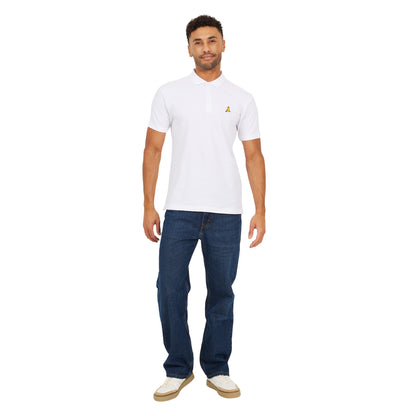 Optic White - Lifestyle - Brave Soul Mens Cotton Polo Shirt