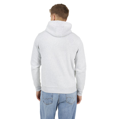 Ecru Marl - Back - Brave Soul Mens Crossover Overhead Hoodie