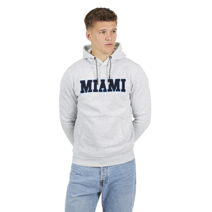 Ecru Marl - Front - Brave Soul Mens Crossover Overhead Hoodie
