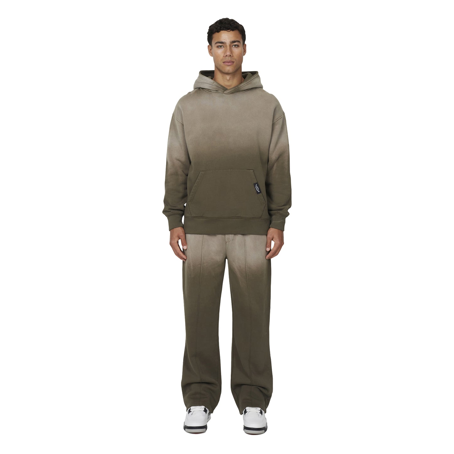 Green - Front - Good For Nothing Mens Gradient Baggy Joggers