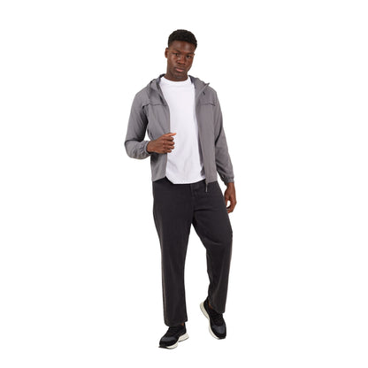 Dark Grey - Lifestyle - Brave Soul Mens Wind Hooded Jacket