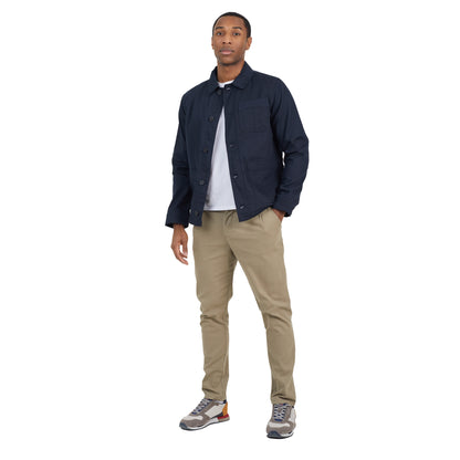 Black - Lifestyle - Brave Soul Mens Gloucester Borg Lined Button Through Shacket