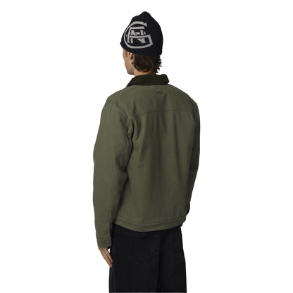 Green - Back - Good For Nothing Mens Worker Jacket