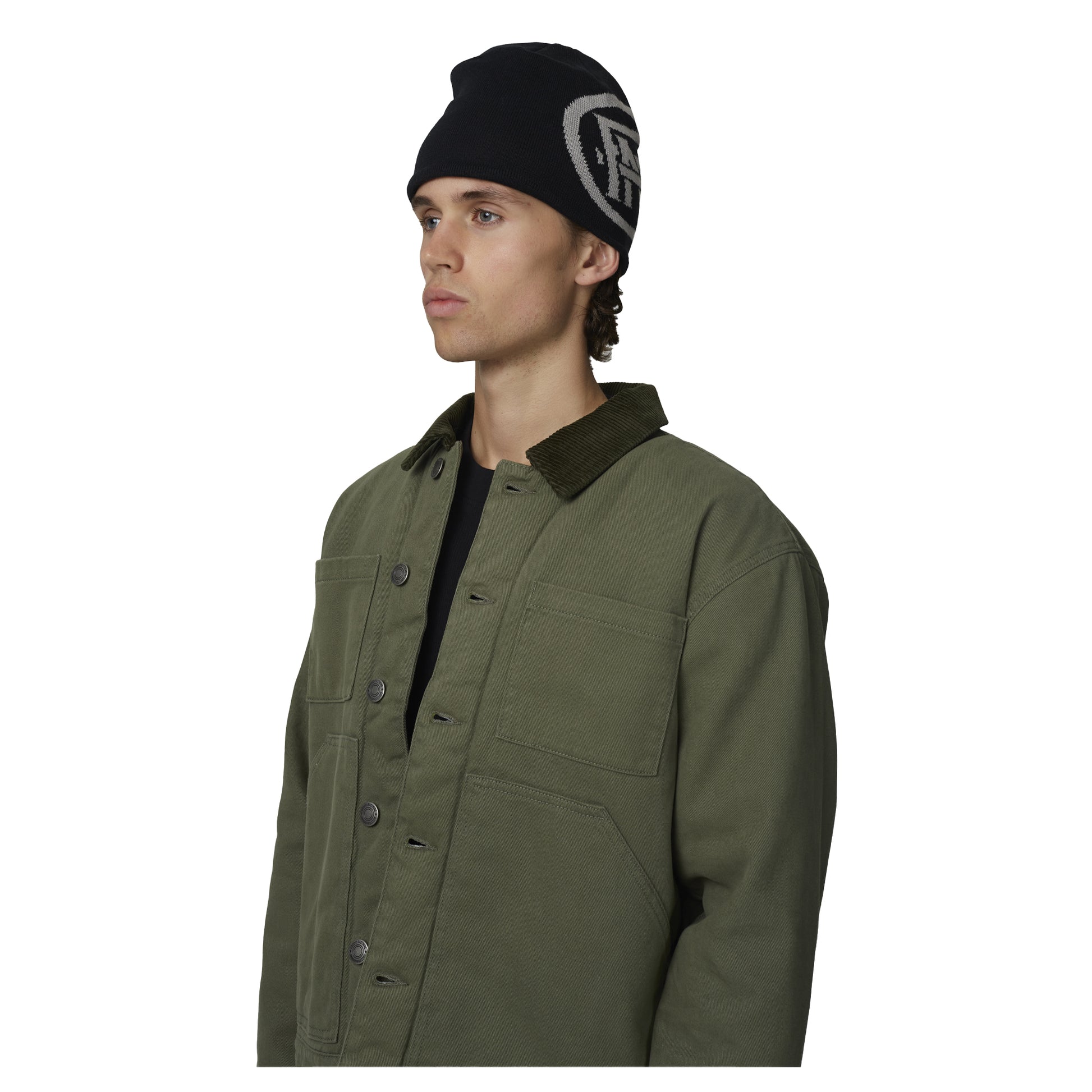 Green - Side - Good For Nothing Mens Worker Jacket
