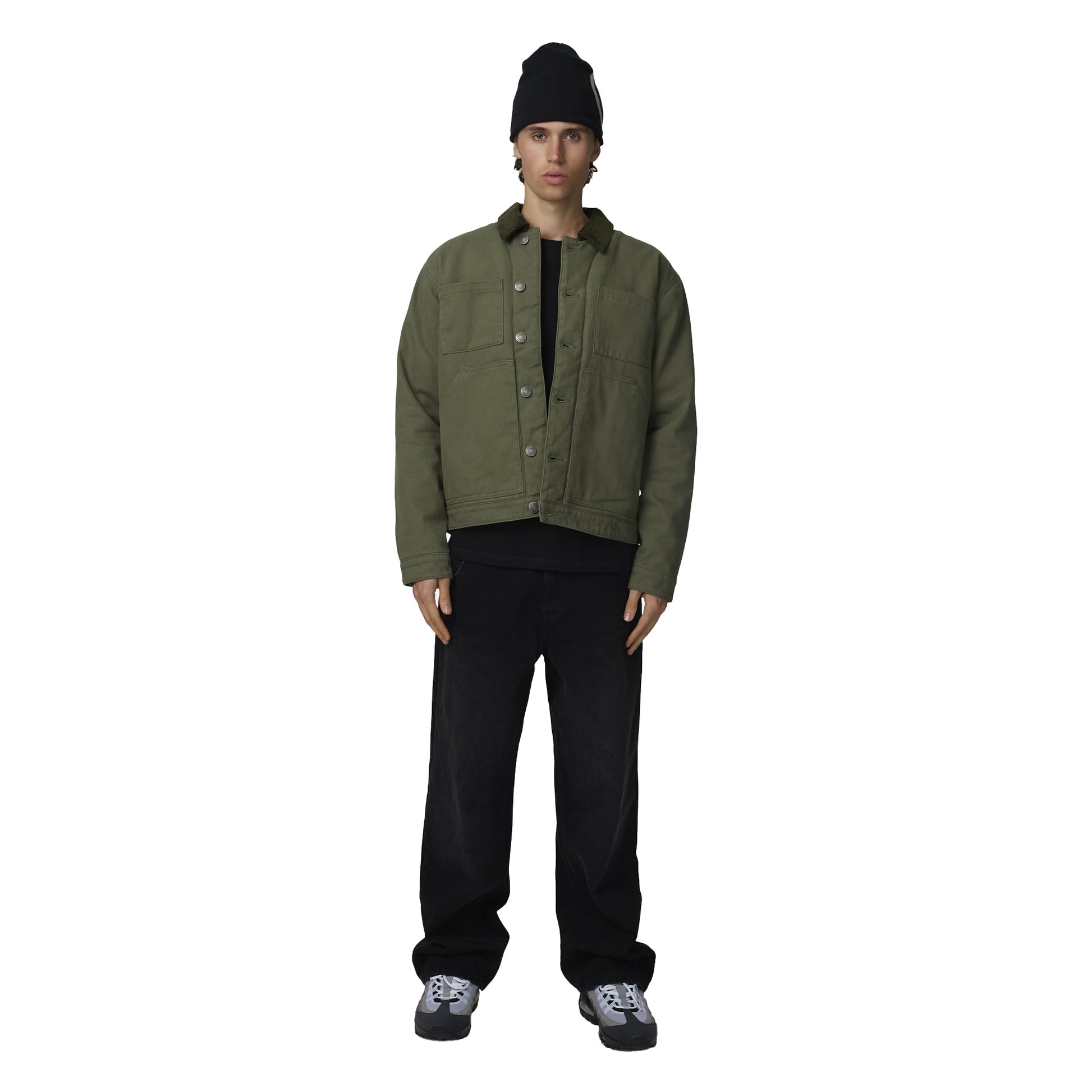 Green - Pack Shot - Good For Nothing Mens Worker Jacket