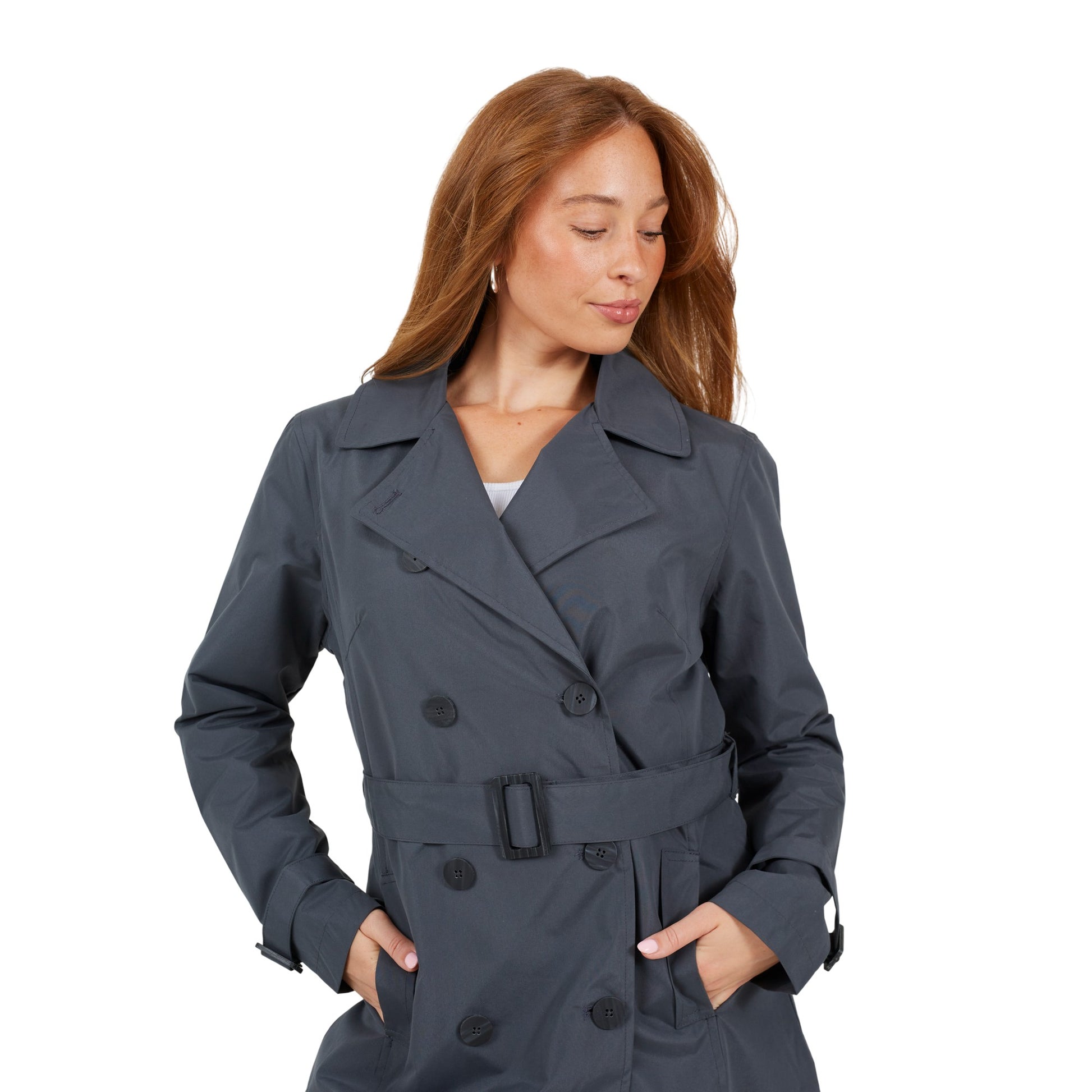 Charcoal - Side - Brave Soul Womens-Ladies Brandy Mackintosh
