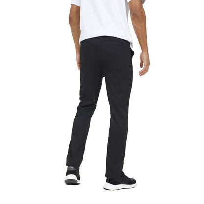 Jet Black - Back - Brave Soul Mens Stretch Regular Joggers