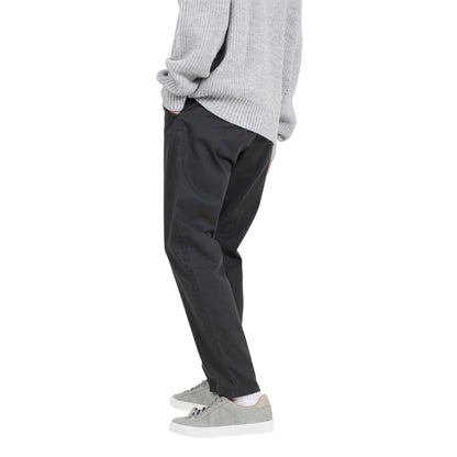 Dark Grey - Back - Brave Soul Mens Armstrong Cotton Button Chinos
