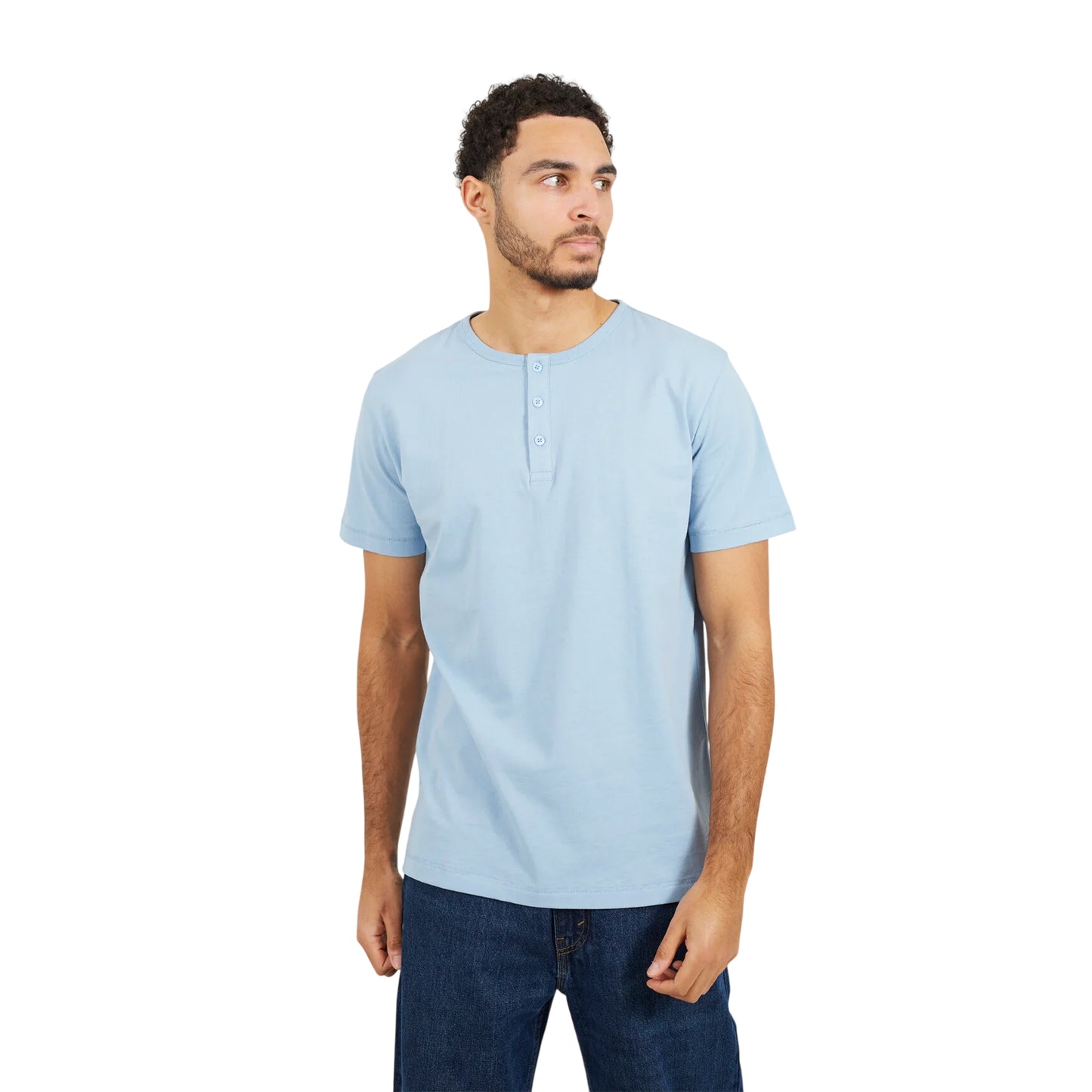 Optic White-Light Sand-Light Blue-Dusty Pink-Pale Mint - Close up - Brave Soul Mens Short-Sleeved Polo Shirt (Pack of 6)