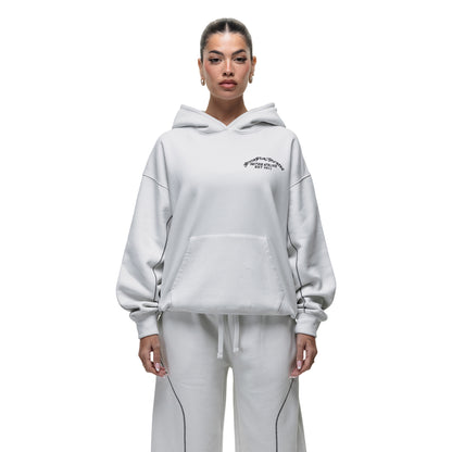 Off White - Front - Good For Nothing Womens-Ladies Overhead Hoodie