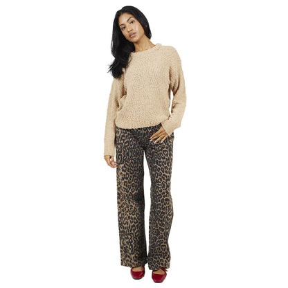 Beige - Lifestyle - Brave Soul Womens-Ladies Popcorn Textured Jumper