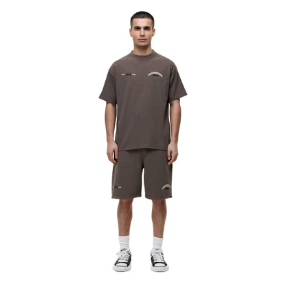 Taupe - Pack Shot - Good For Nothing Mens Antique Embroidered Shorts