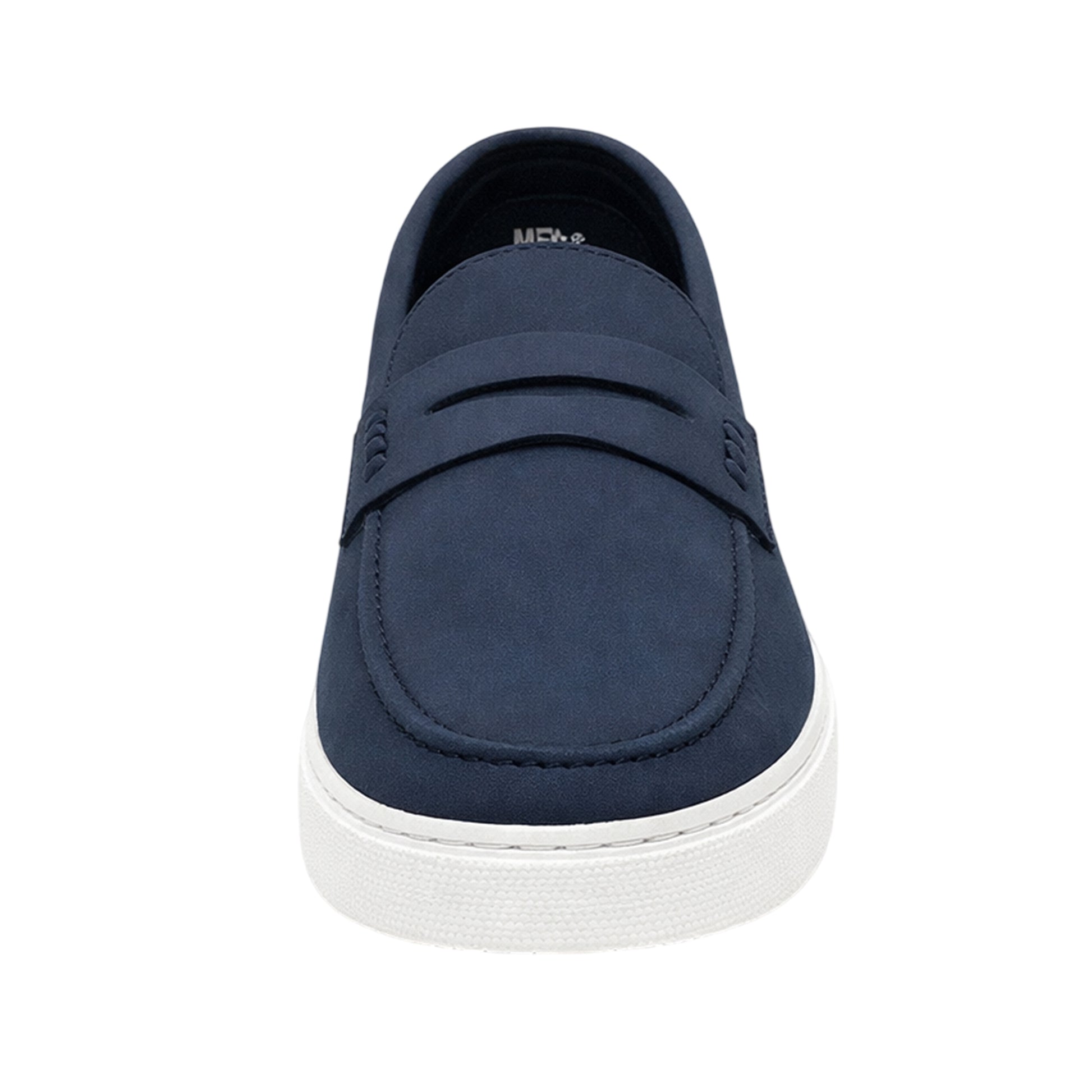 Navy - Lifestyle - Brave Soul Mens PU Loafers