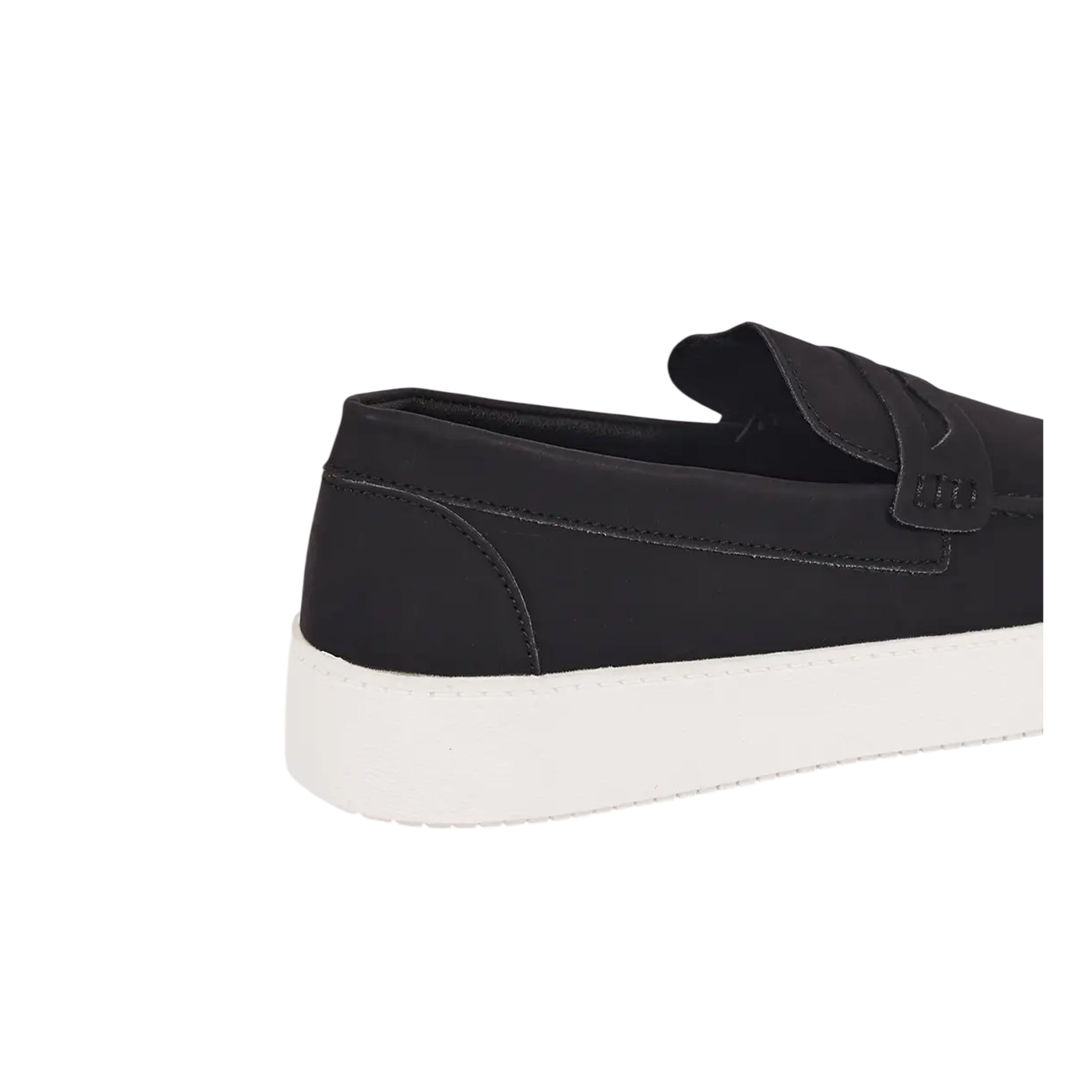 Black - Back - Brave Soul Mens PU Loafers
