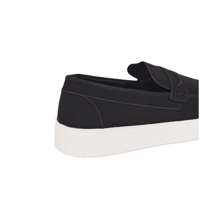 Black - Back - Brave Soul Mens PU Loafers
