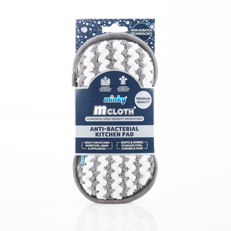 One Colour - Front - Minky M Cloth Anti-Bacterial Kitchen Pad