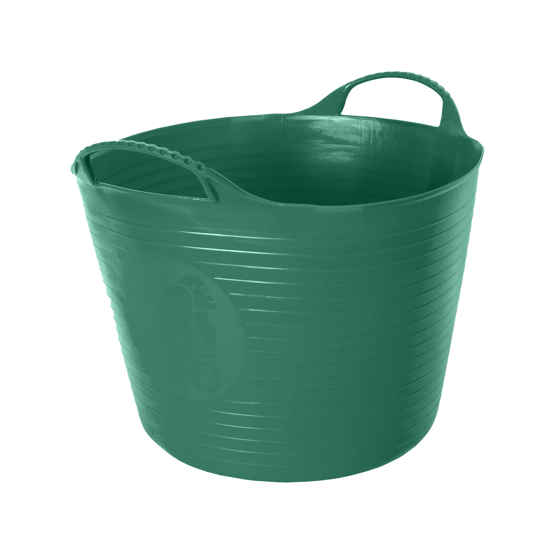 One Colour - Side - Red Gorilla Tubtrug Small Green 14L