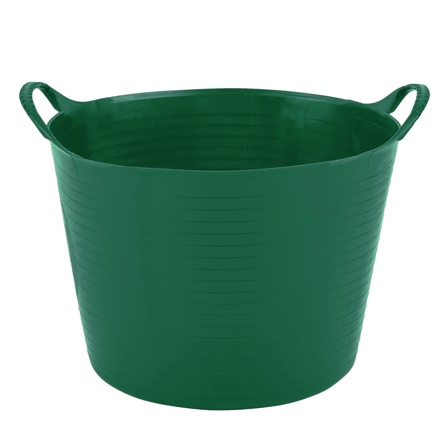 One Colour - Front - Red Gorilla Tubtrug Small Green 14L