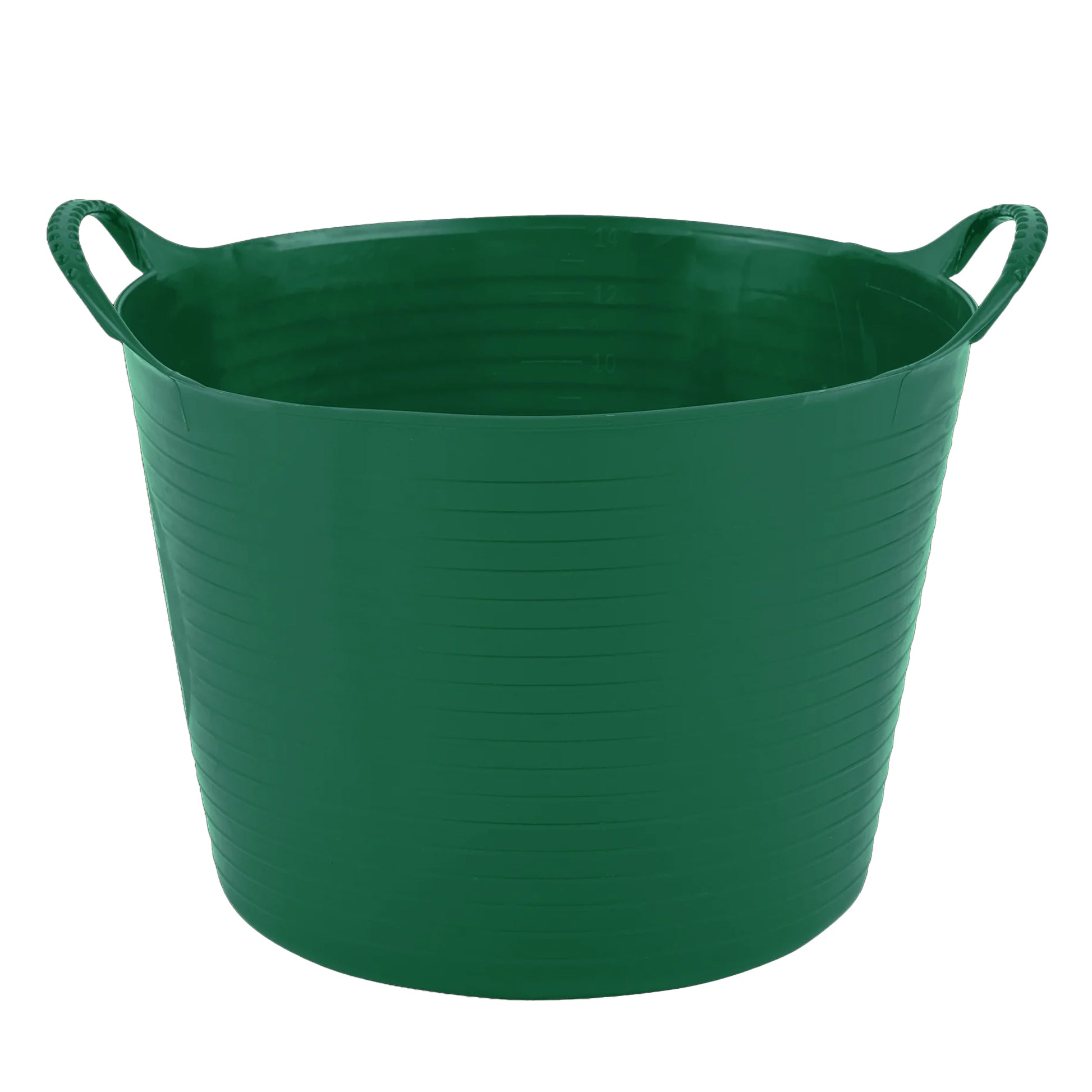 One Colour - Front - Red Gorilla Tubtrug Small Green 14L