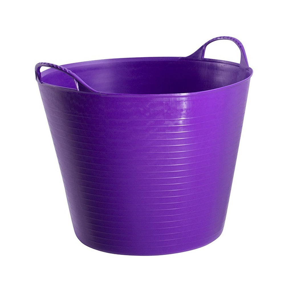 One Colour - Front - Red Gorilla Tubtrug Small Purple 14L