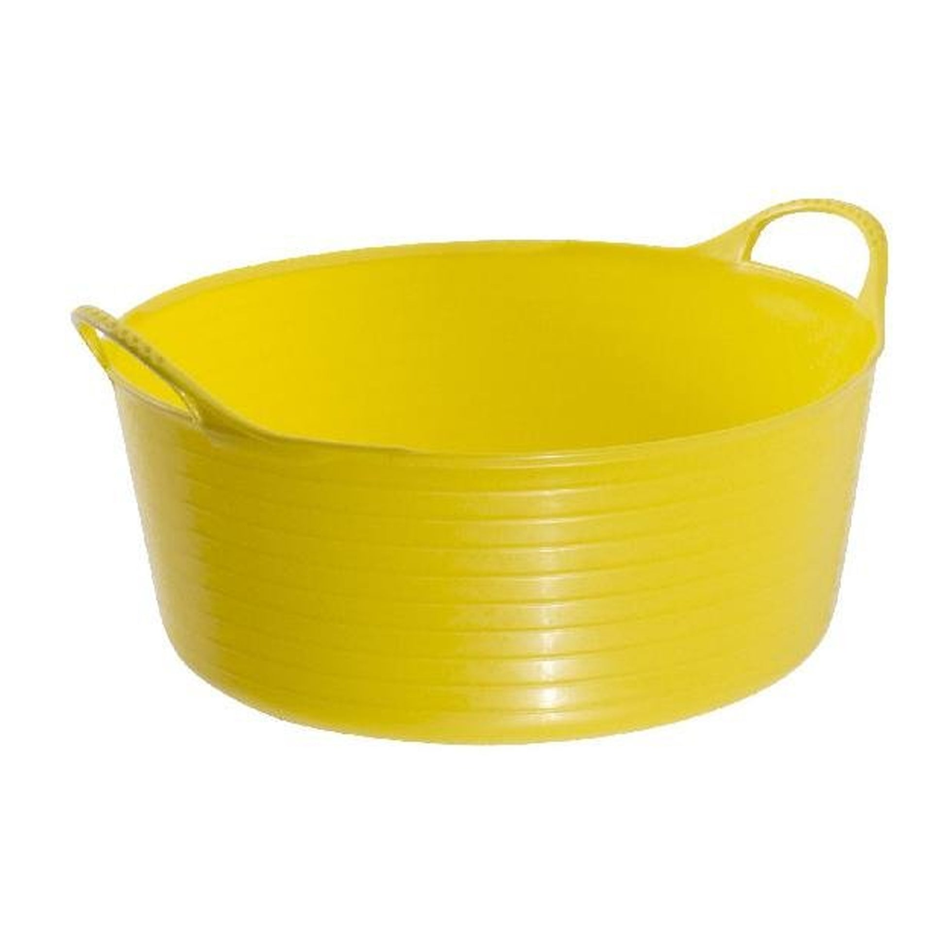 One Colour - Back - Red Gorilla Tubtrug Small Shallow Yellow 15L
