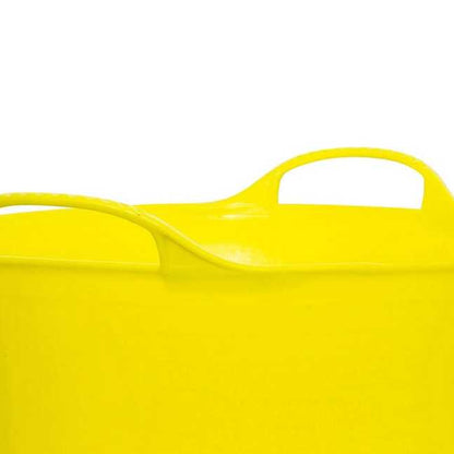 One Colour - Lifestyle - Red Gorilla Tubtrug Small Shallow Yellow 15L