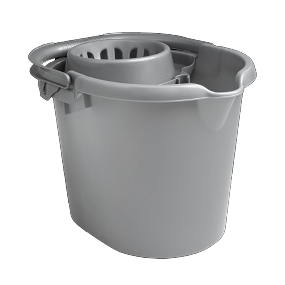 One Colour - Front - Casa 16L Mop Bucket Silver