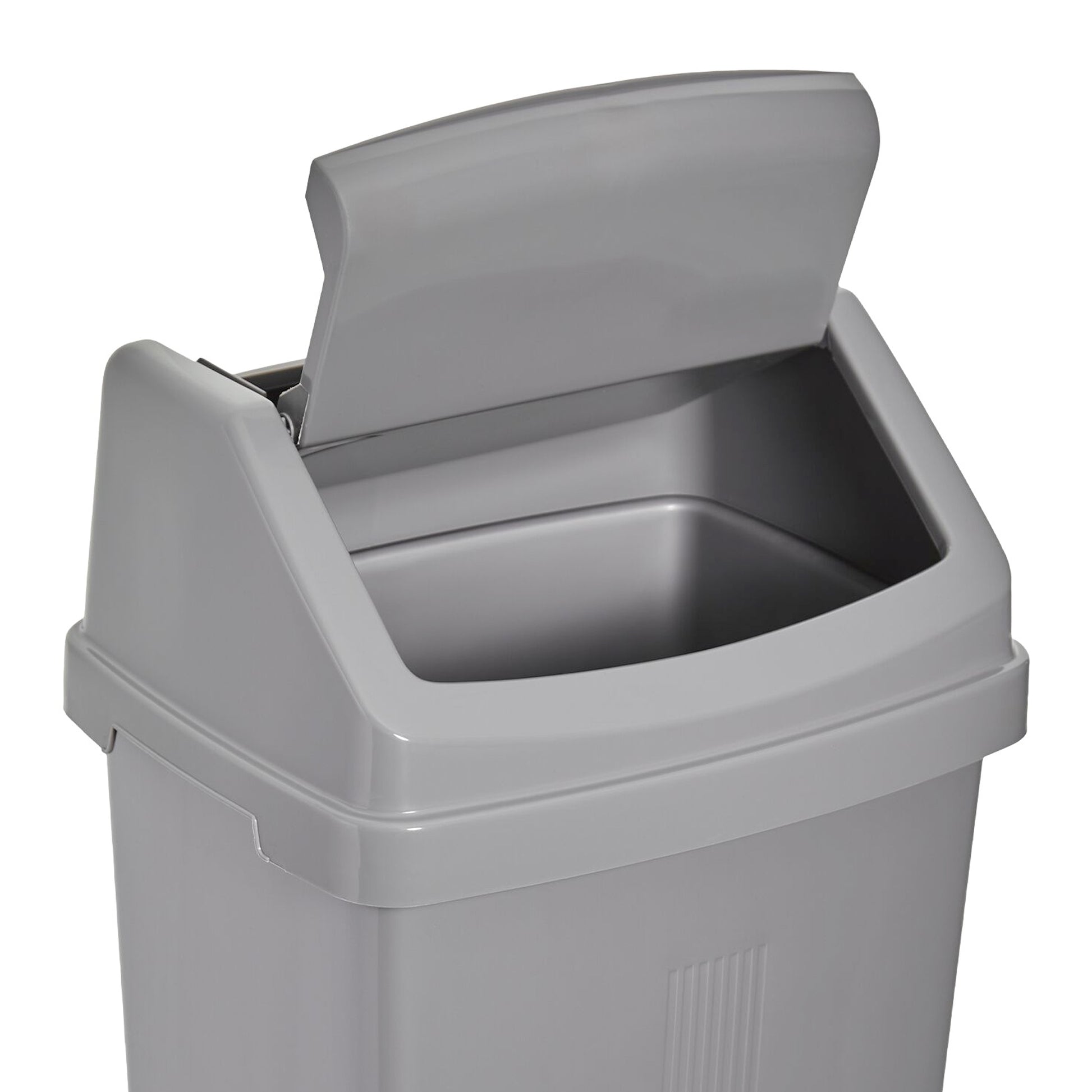 One Colour - Lifestyle - Casa 50L Swing Bin Silver