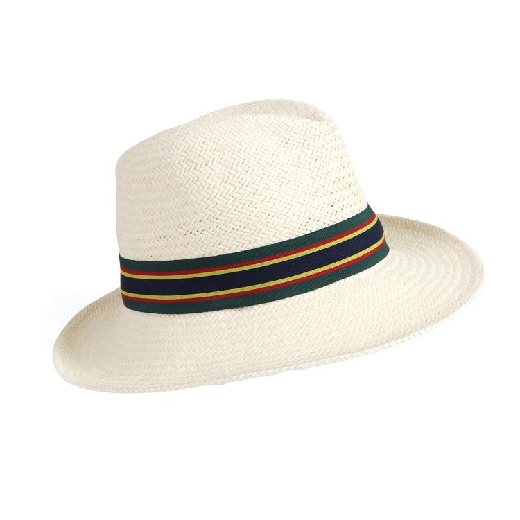 One Colour - Front - Men's Straw Hat