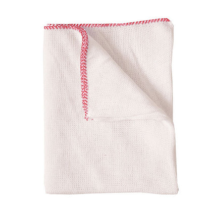 One Colour - Front - Wilsons Bleached Stockinette Cloth Red Edge XL 50 x 38cm