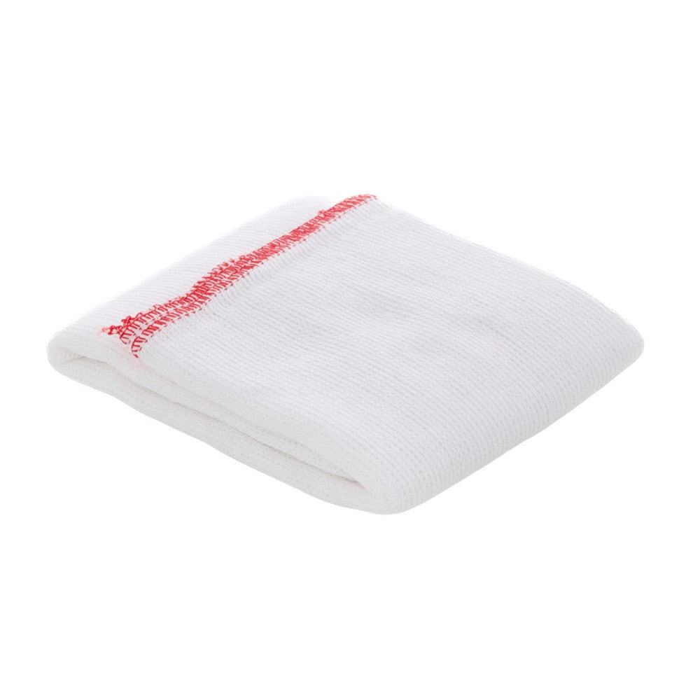One Colour - Front - Rushmere Premium Dish Cloth Red Edge 2pk