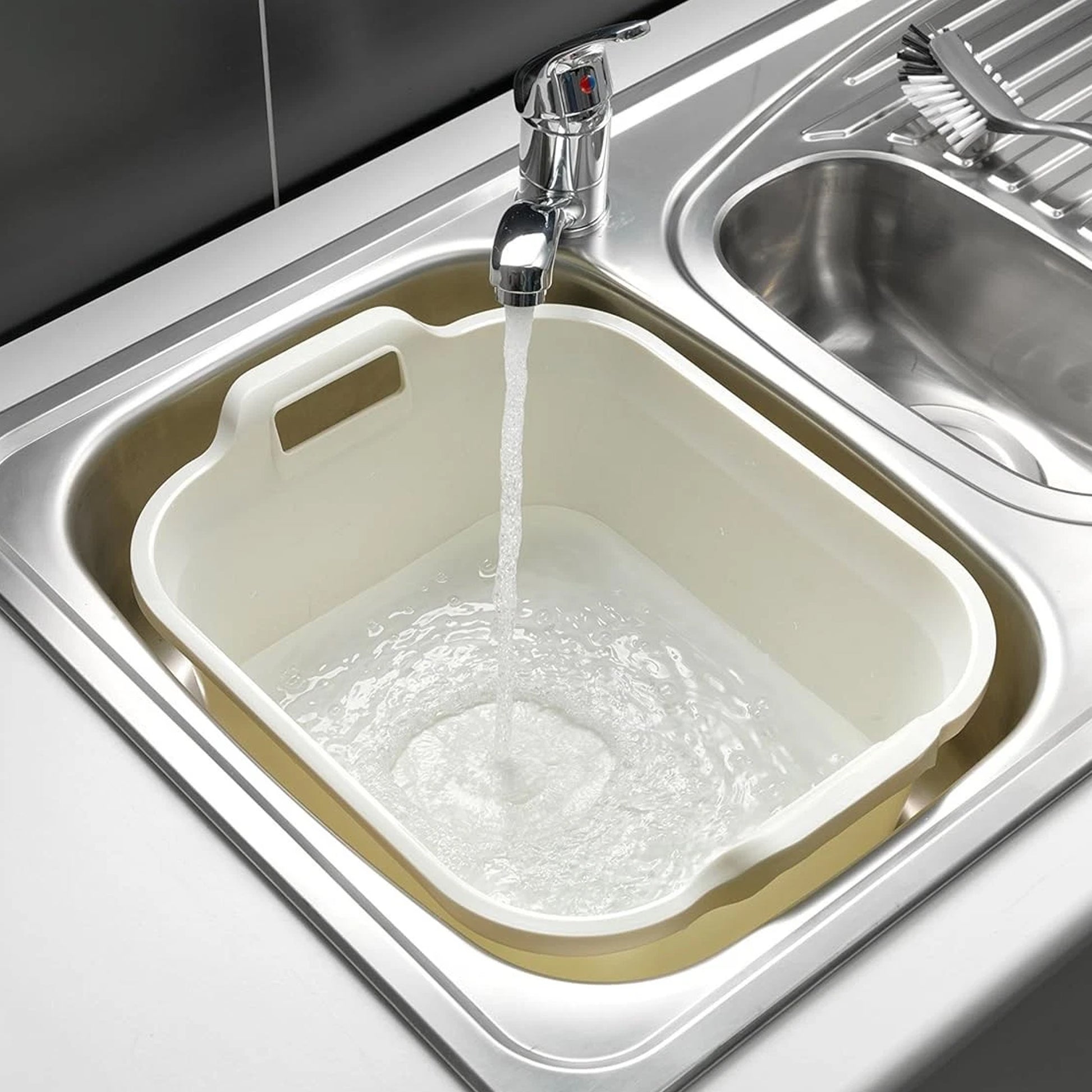 One Colour - Pack Shot - Addis Washing Up Bowl Linen