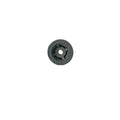 One Colour - Back - Small Black Rubber Door Stops 25mm - 1''