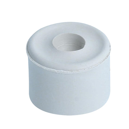 One Colour - Side - Small White Rubber Door Stops 25mm - 1''