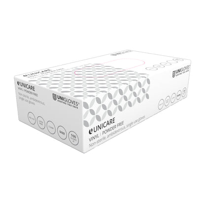 One Colour - Back - Disposable Vinyl Glove Powder Free Clear Medium 100pk