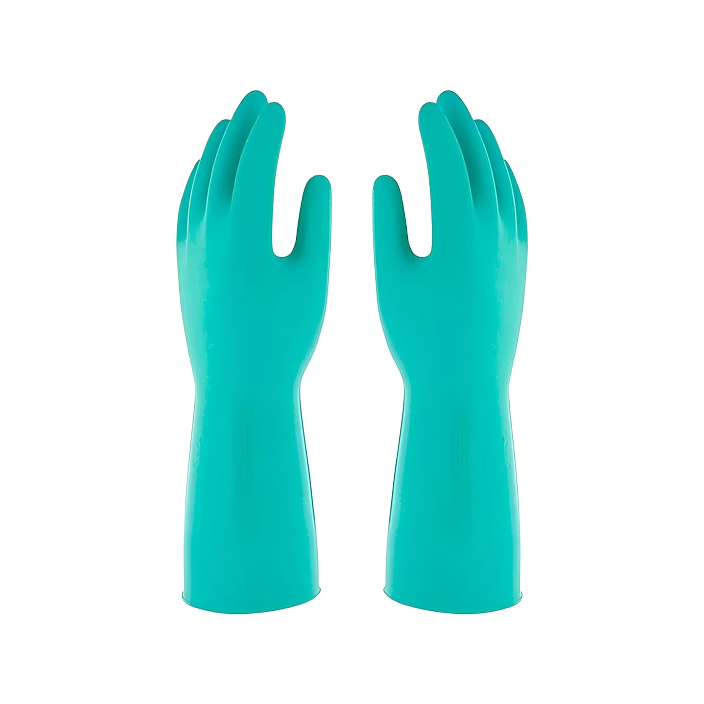 One Colour - Back - Marigold Longer Bathroom Gloves Medium