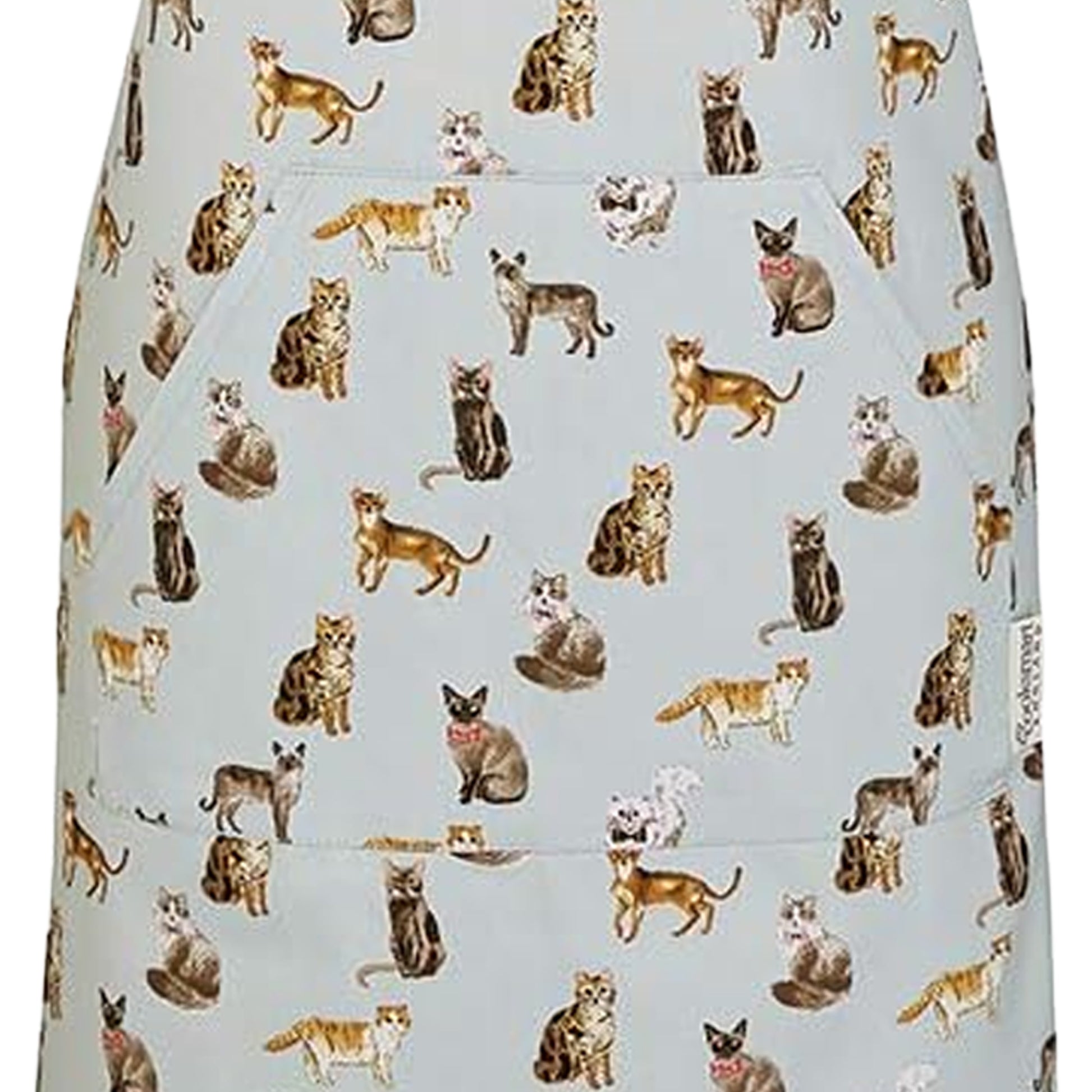 One Colour - Side - Cooksmart Curious Cats Cotton Apron