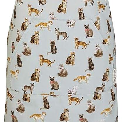 One Colour - Side - Cooksmart Curious Cats Cotton Apron