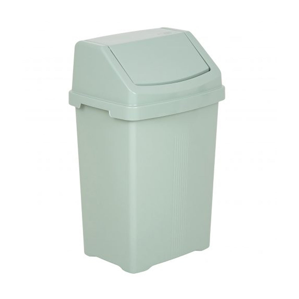 One Colour - Front - Casa 50L Swing Bin Sage