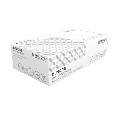 One Colour - Front - Disposable Vinyl Glove Powder Free Clear Extra Large 100pk