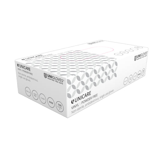 One Colour - Front - Disposable Vinyl Glove Powder Free Clear Extra Large 100pk