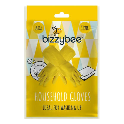 One Colour - Front - Bizzybee Household Gloves Large