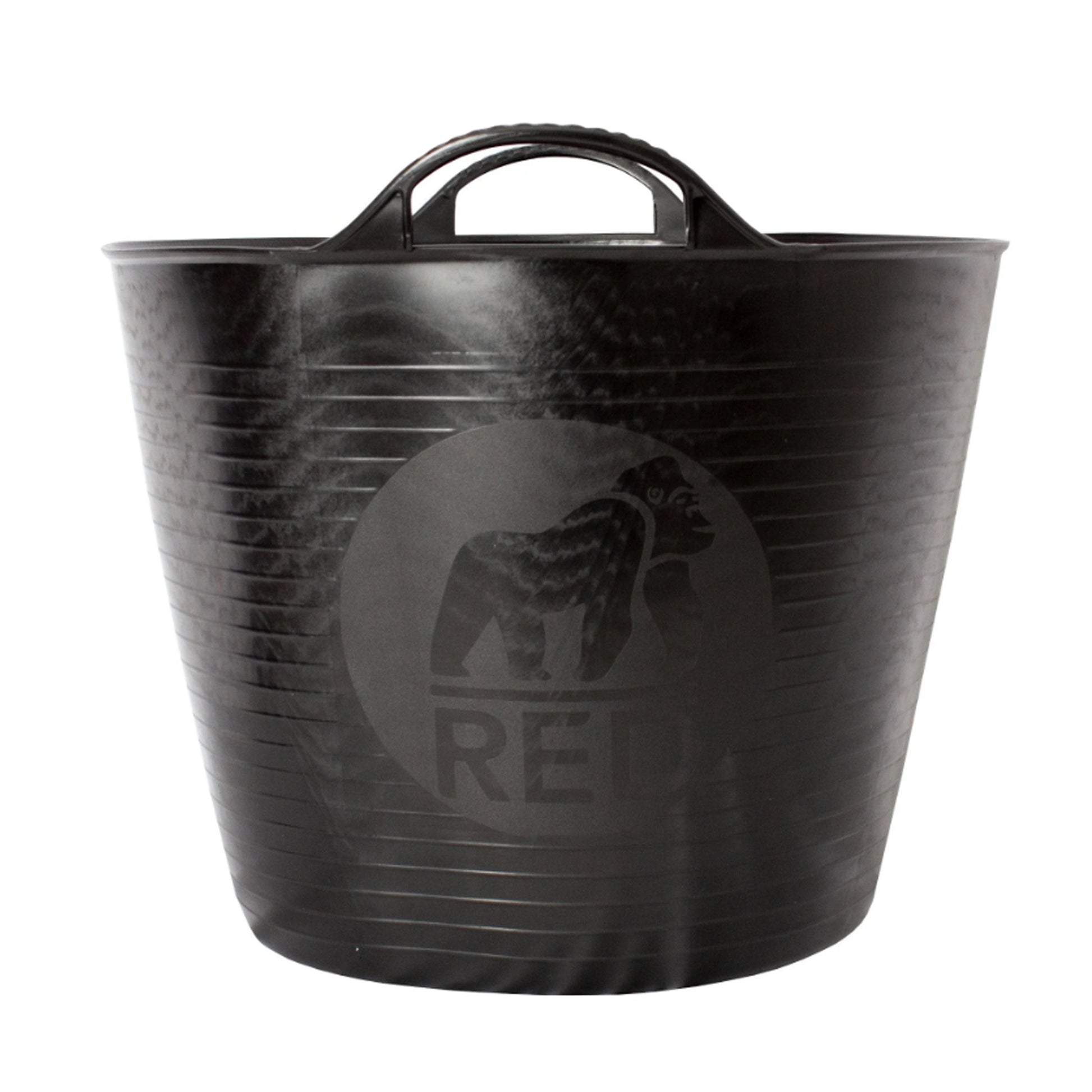 One Colour - Back - Red Gorilla Tubtrug Medium Black 26L