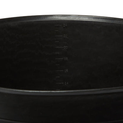 One Colour - Side - Red Gorilla Tubtrug Medium Black 26L